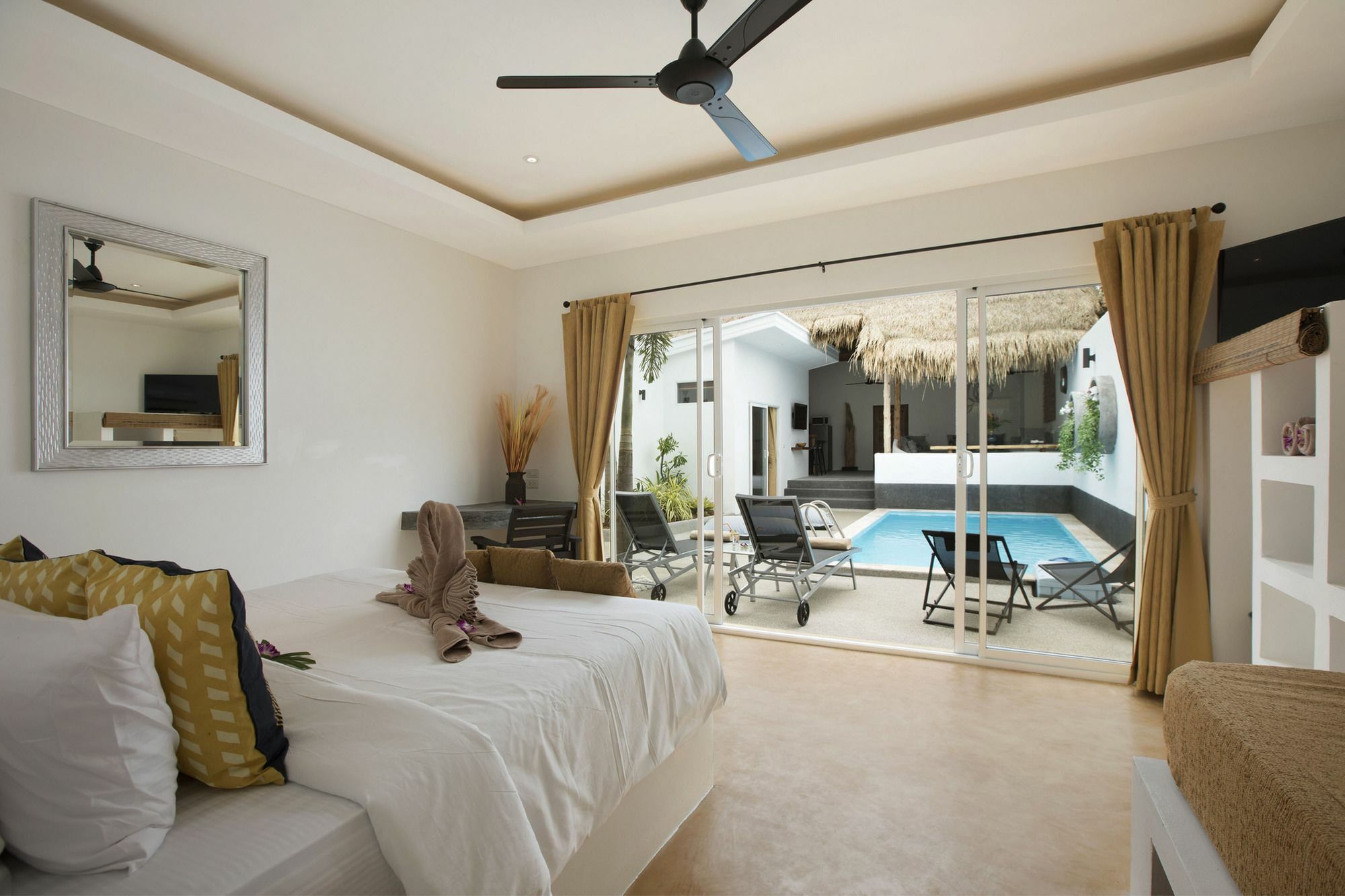 Aditaya Pool Beach Villas Бопхут Экстерьер фото